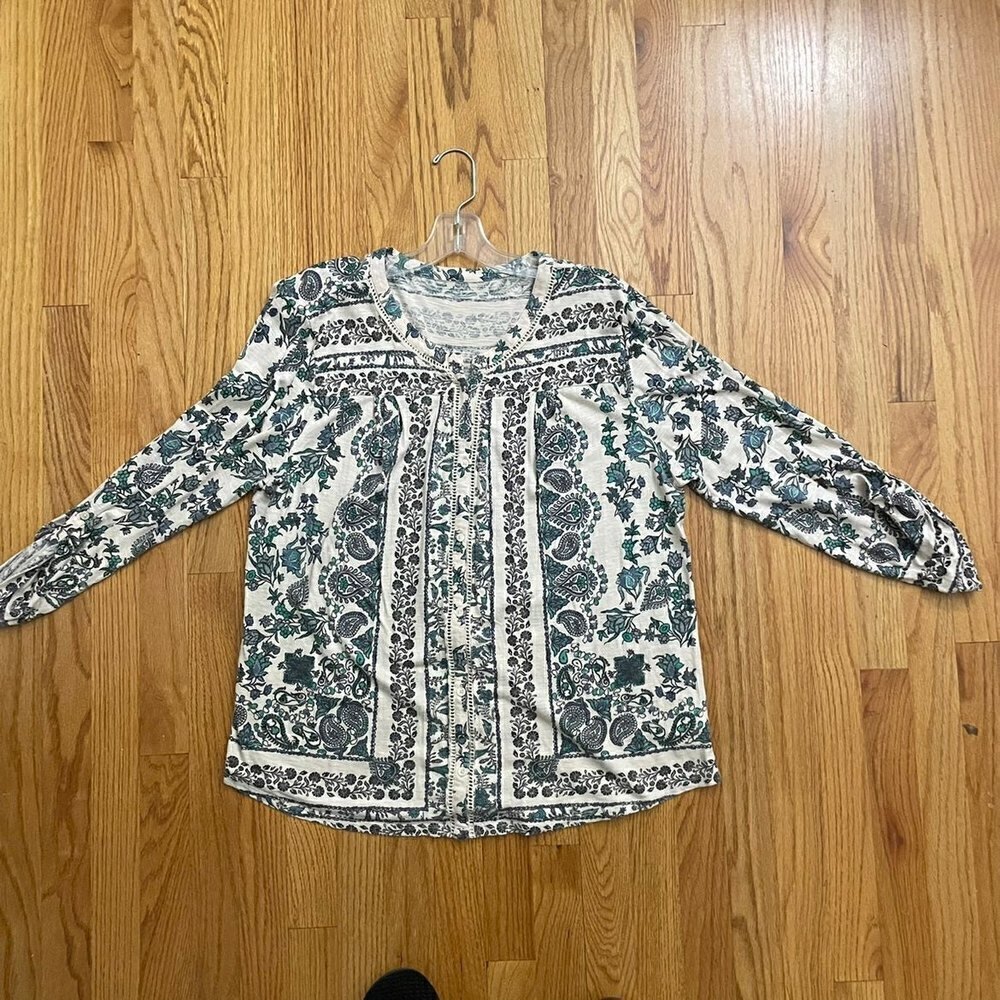 Boho paisley floral top - Picture 12 of 12